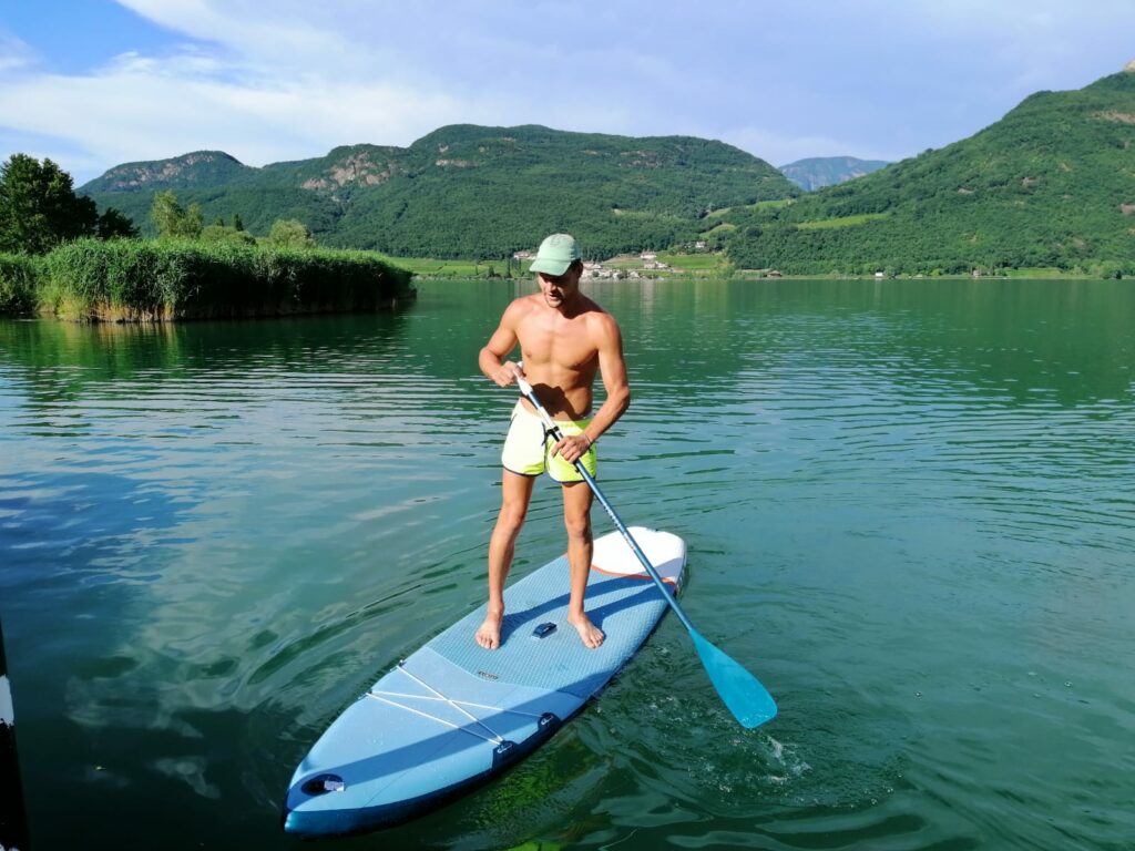 Stand Up Paddle am Kalterer See